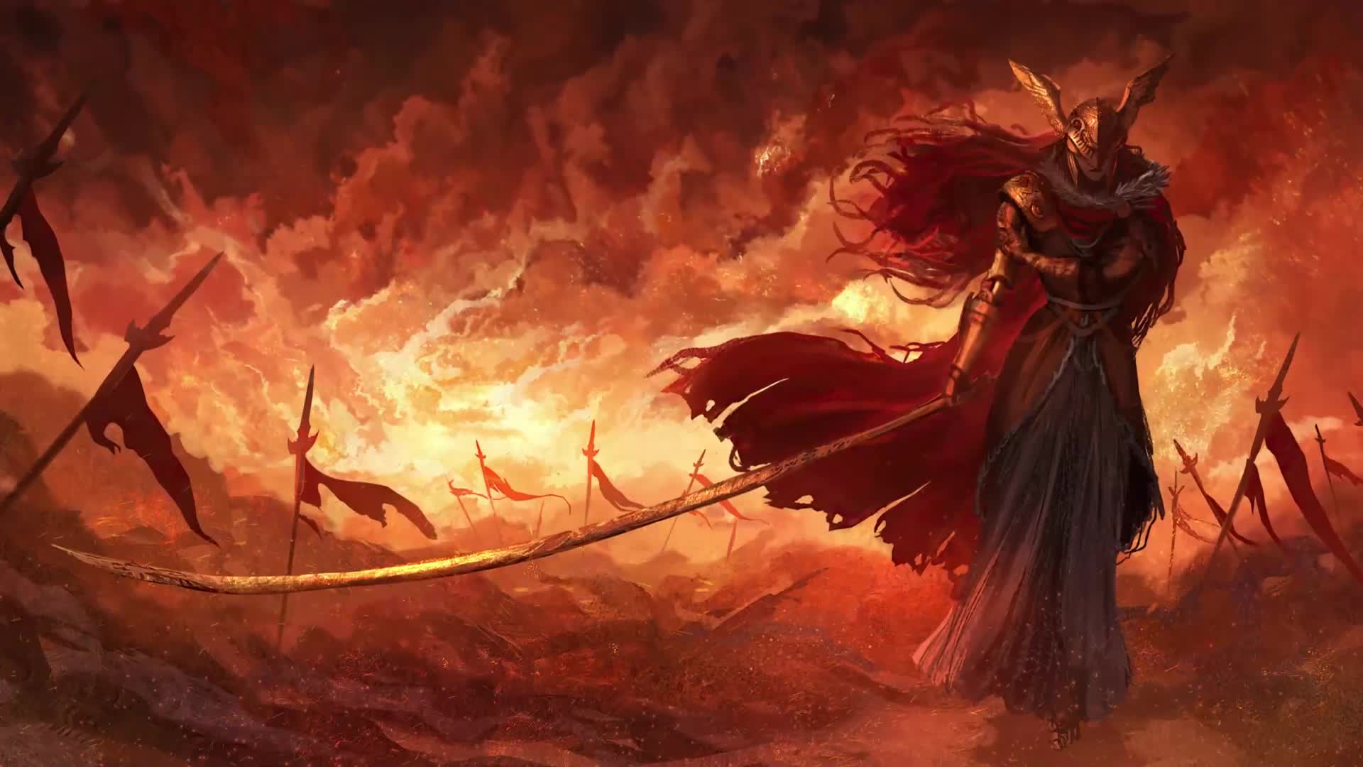 PC Desktop Elden Ring Malenia Blade Of Miquella 1080p  Live Wallpaper