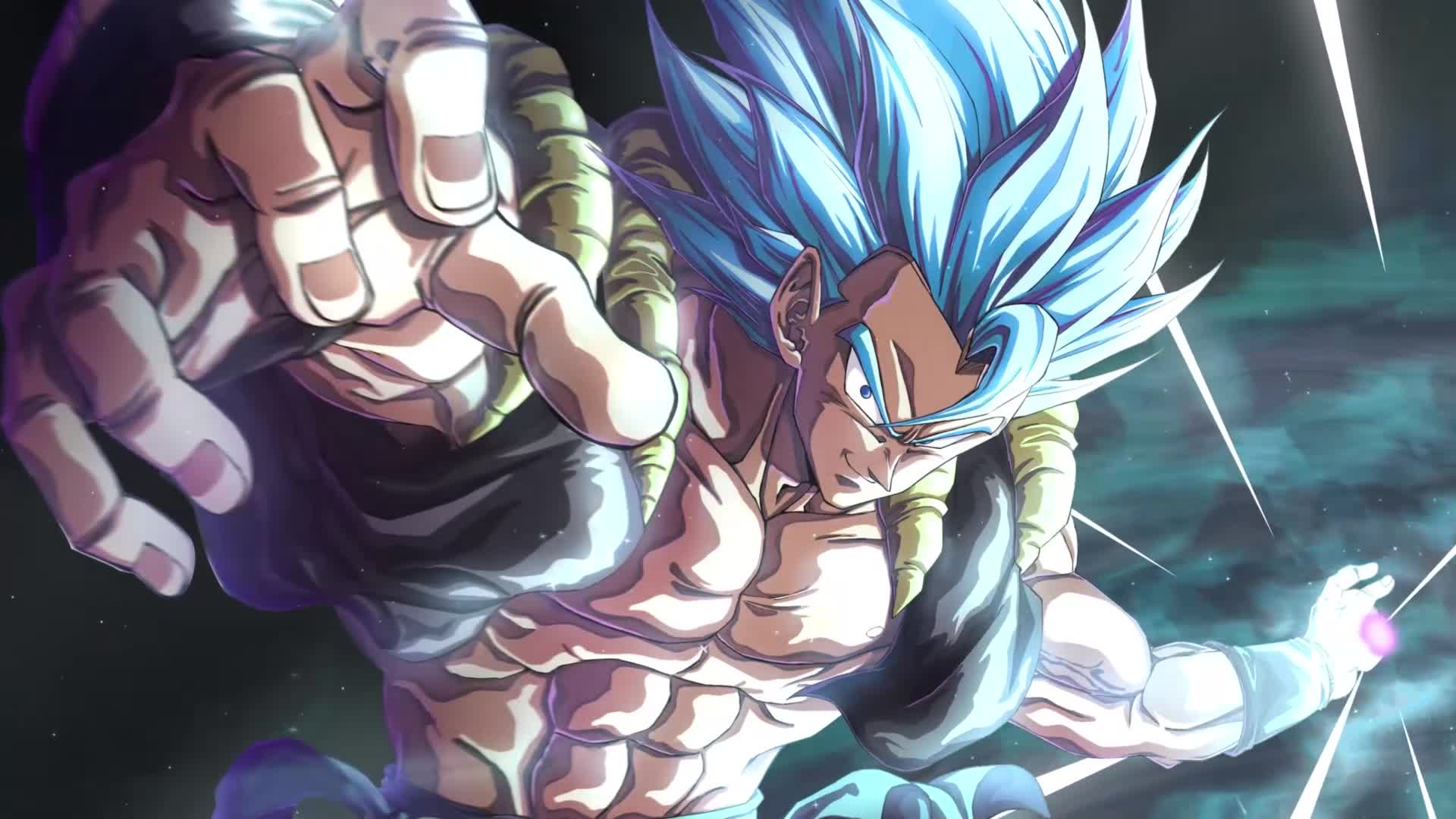PC Desktop Dragon Ball Gogeta 2022 Cybust Blue PC Desktop 1080p Live Wallpaper