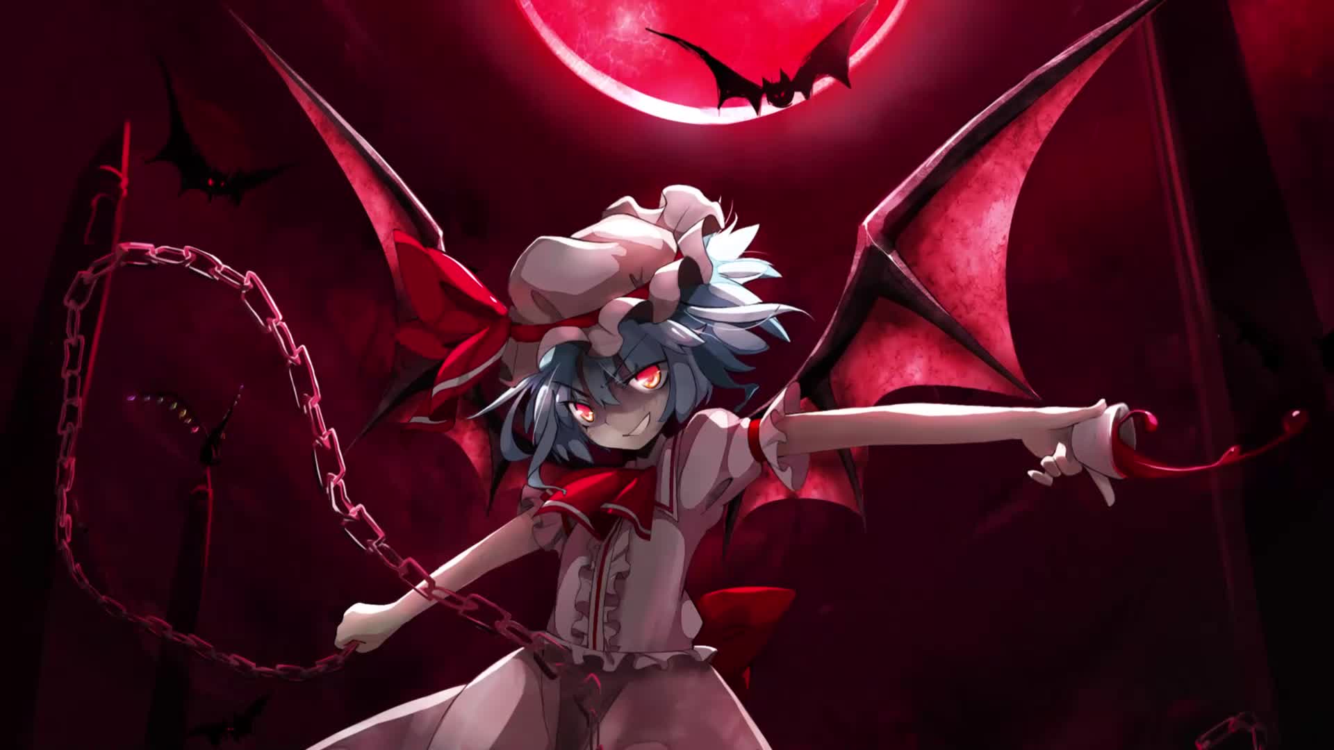 PC Desktop Touhou Project Remilia Scarlet PC Desktop 1080p Live Wallpaper