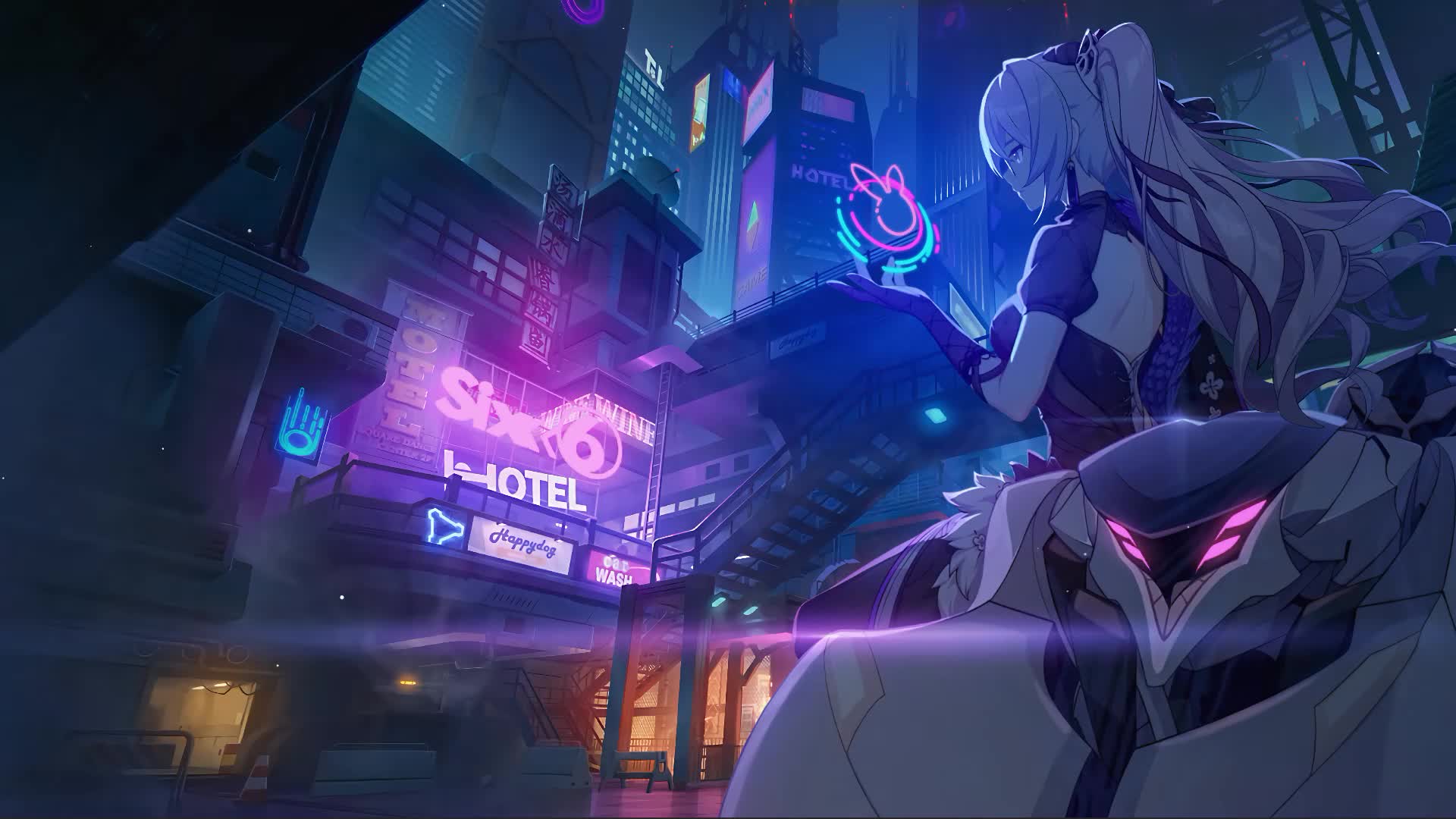 Anime Bronya Zaychik Punk Live Wallpaper For PC