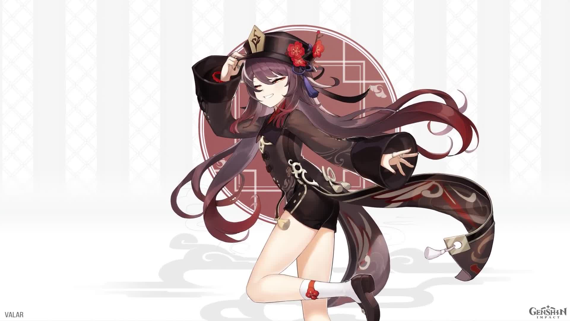 PC Hu Tao From Genshin Impact Desktop Live Wallpaper