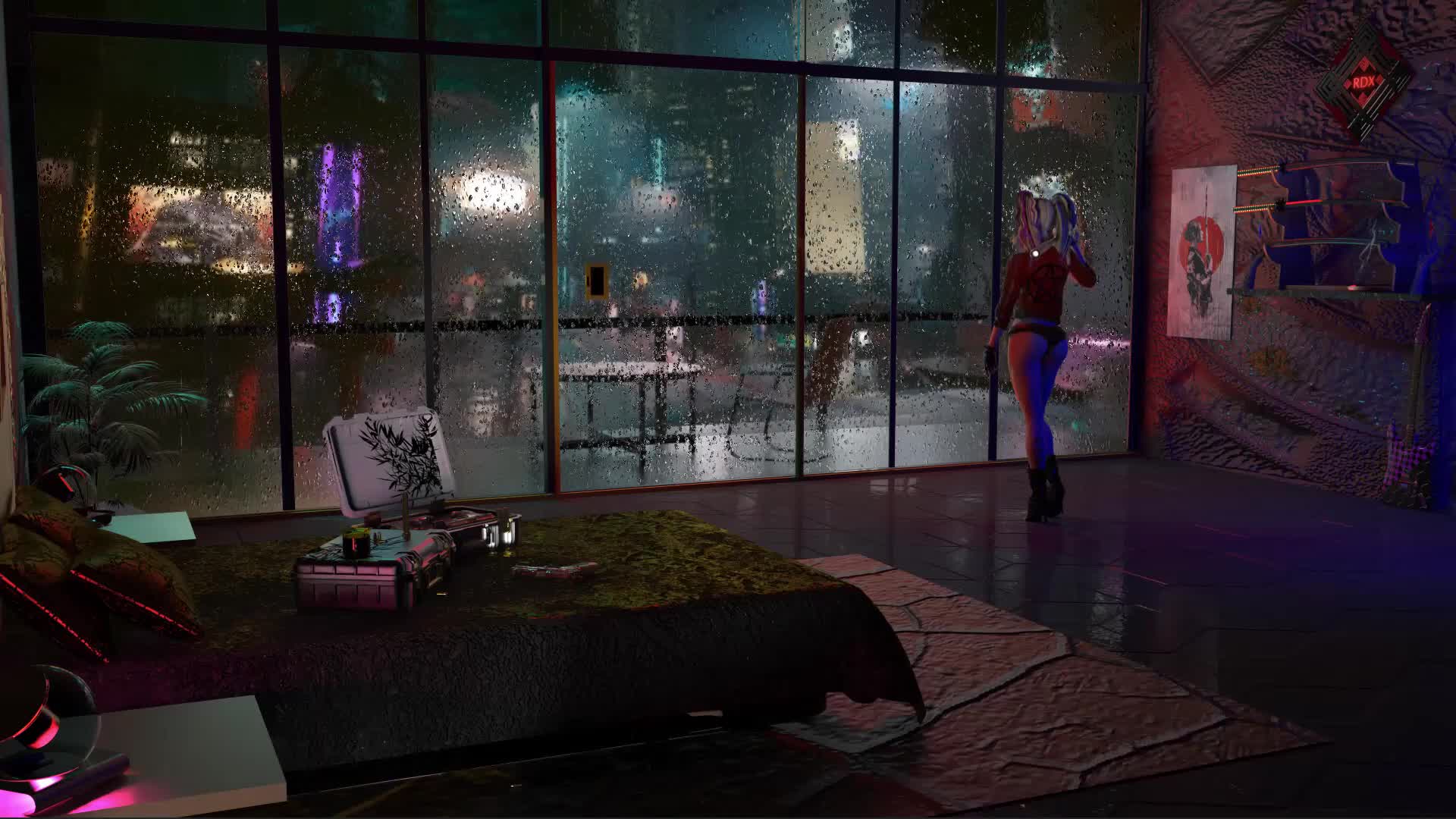 PC Japan Downtown Desktop Live Wallpaper