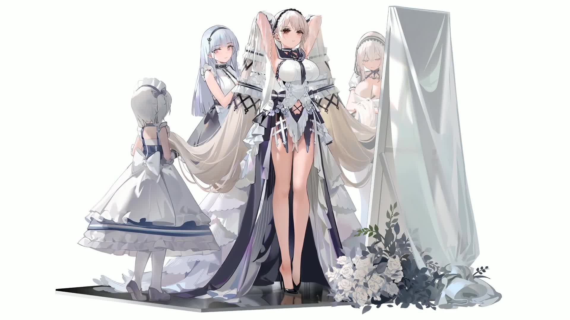 1920x1080 ver Weddin Makeup Live Anime Wallpaper