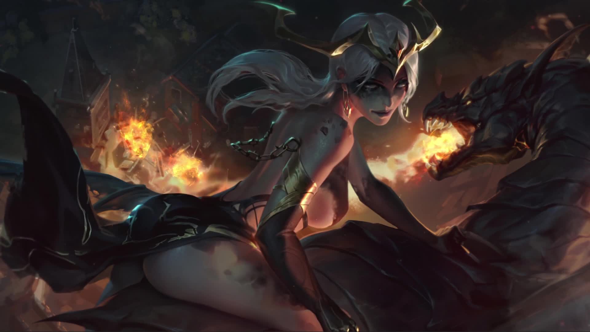 Dragon Rider Scene Live Wallpaper For PC