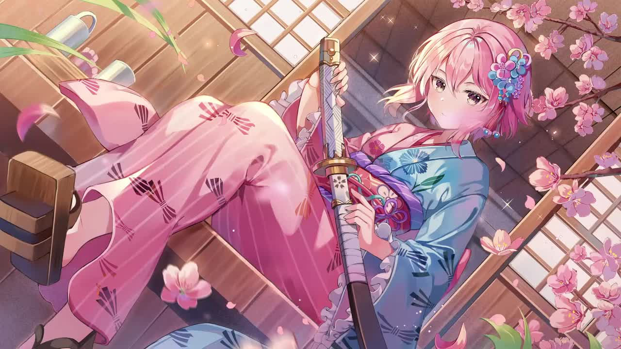 Hiiro Cherry Blossom Alchemy Stars HD Live Wallpaper For PC