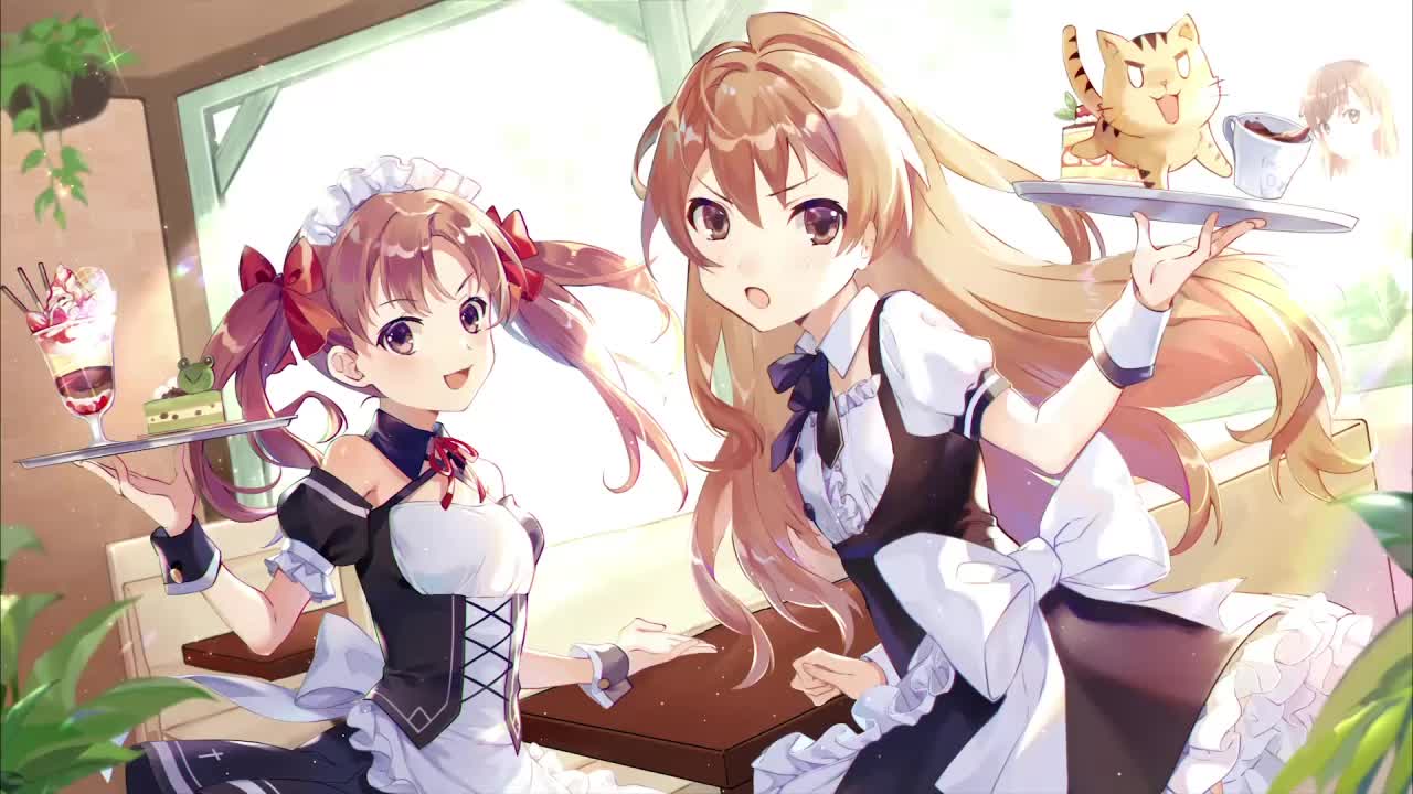 Taiga Aisaka And Shirai Kuroko Maid HD Live Wallpaper For PC