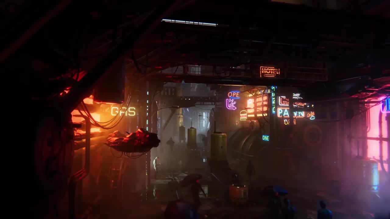 Cyber City HD Live Wallpaper For PC