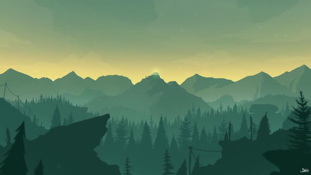 Flat Forest HD Live Wallpaper For PC live wallpaper