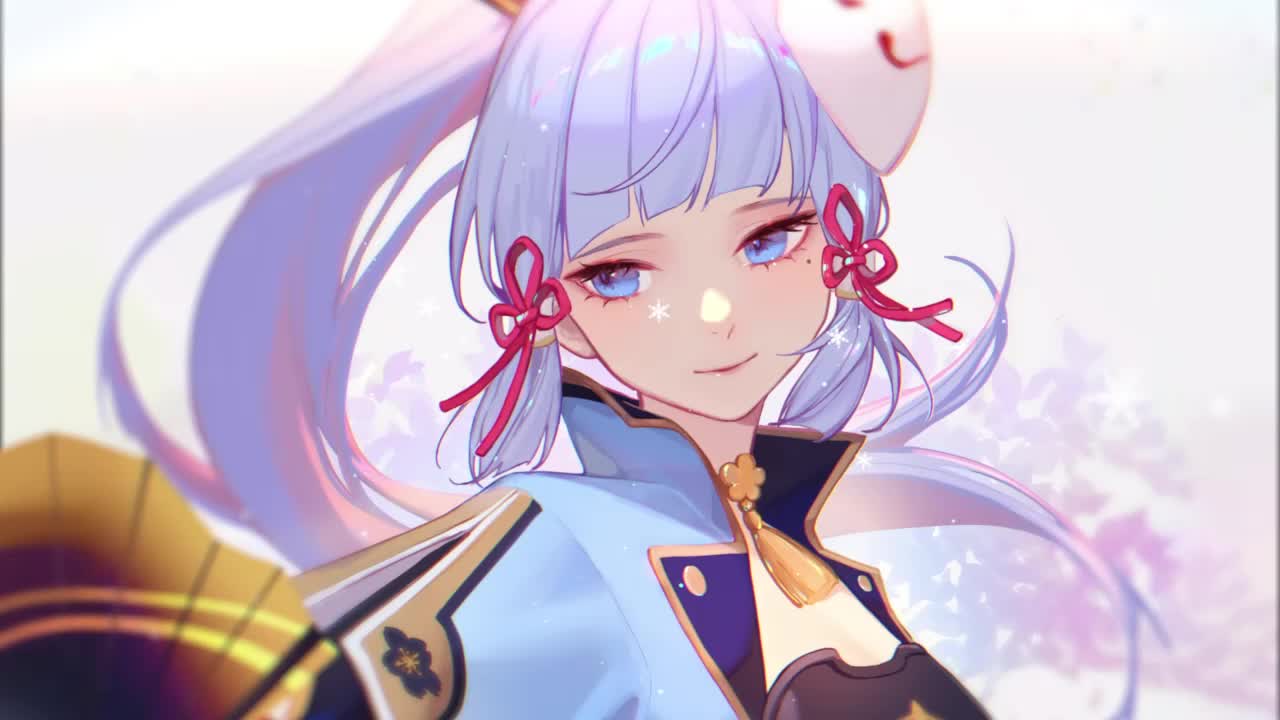 Kamisato Ayaka Genshin Impact HD Live Wallpaper For PC