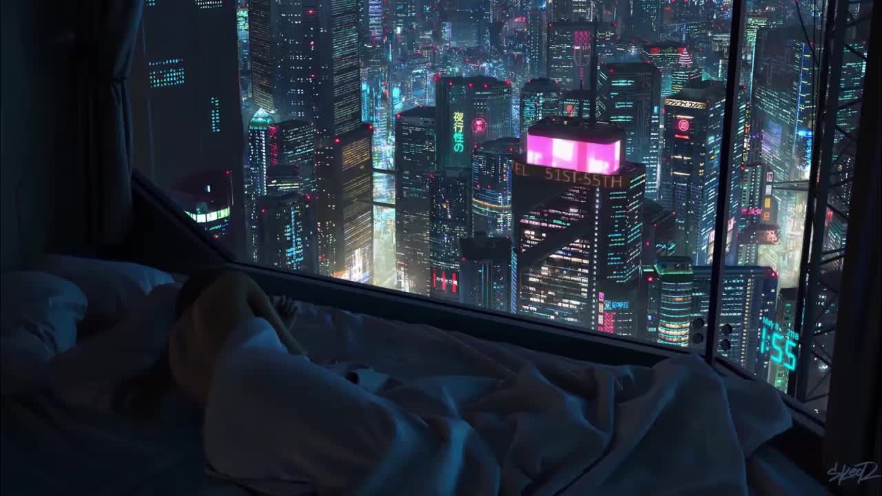 Cyberpunk High Rise Apartment HD Live Wallpaper For PC