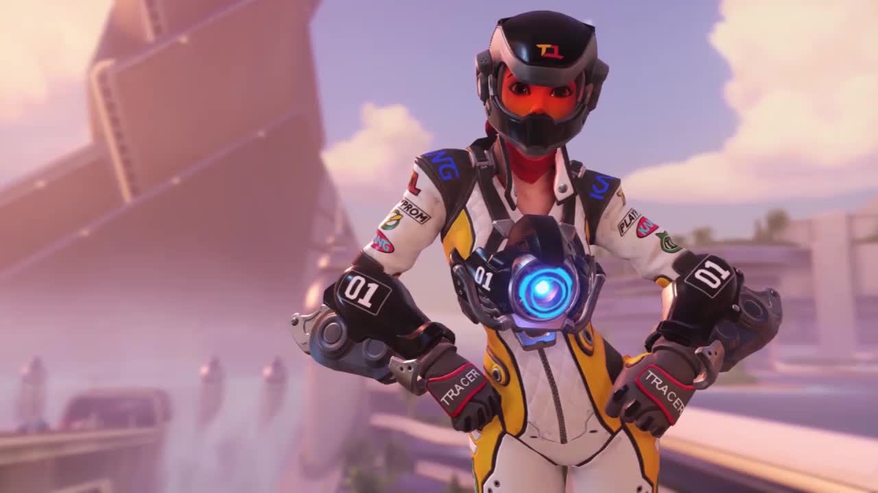 Tracer Race Gear Overwatch HD Live Wallpaper For PC