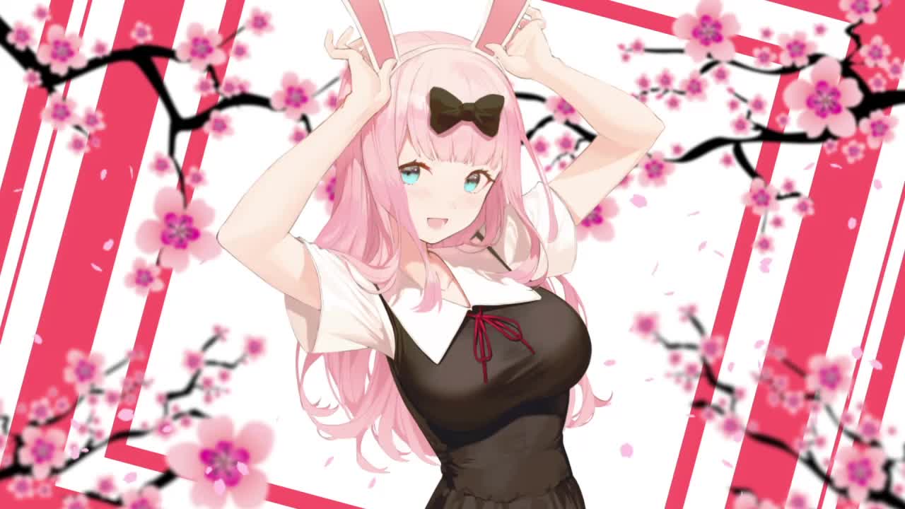 Chika Fujiwara Bunny Kaguya Sama Wa Kokurasetai HD Live Wallpaper For PC
