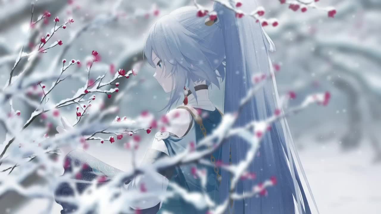 Fu Hua In Snow Honkai Impact 3rd HD Live Wallpaper For PC