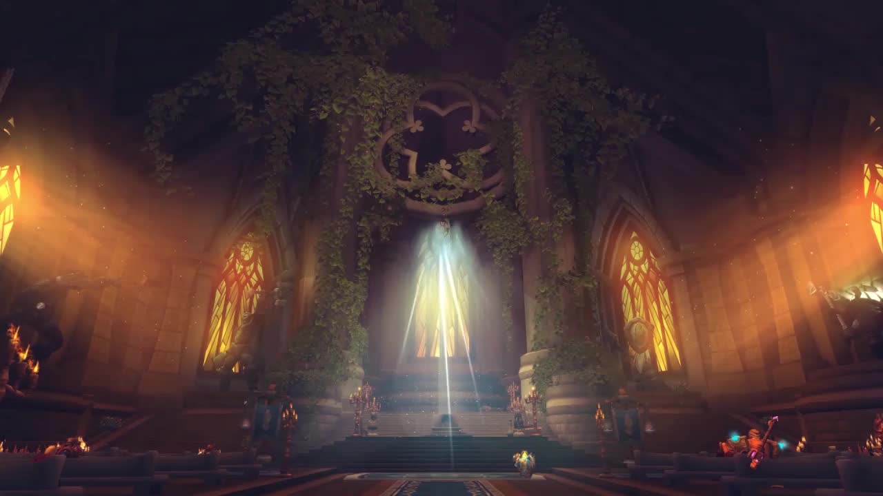 The Paladin Order Hall Sanctum Of Light World Of Warcraft HD Live Wallpaper For PC