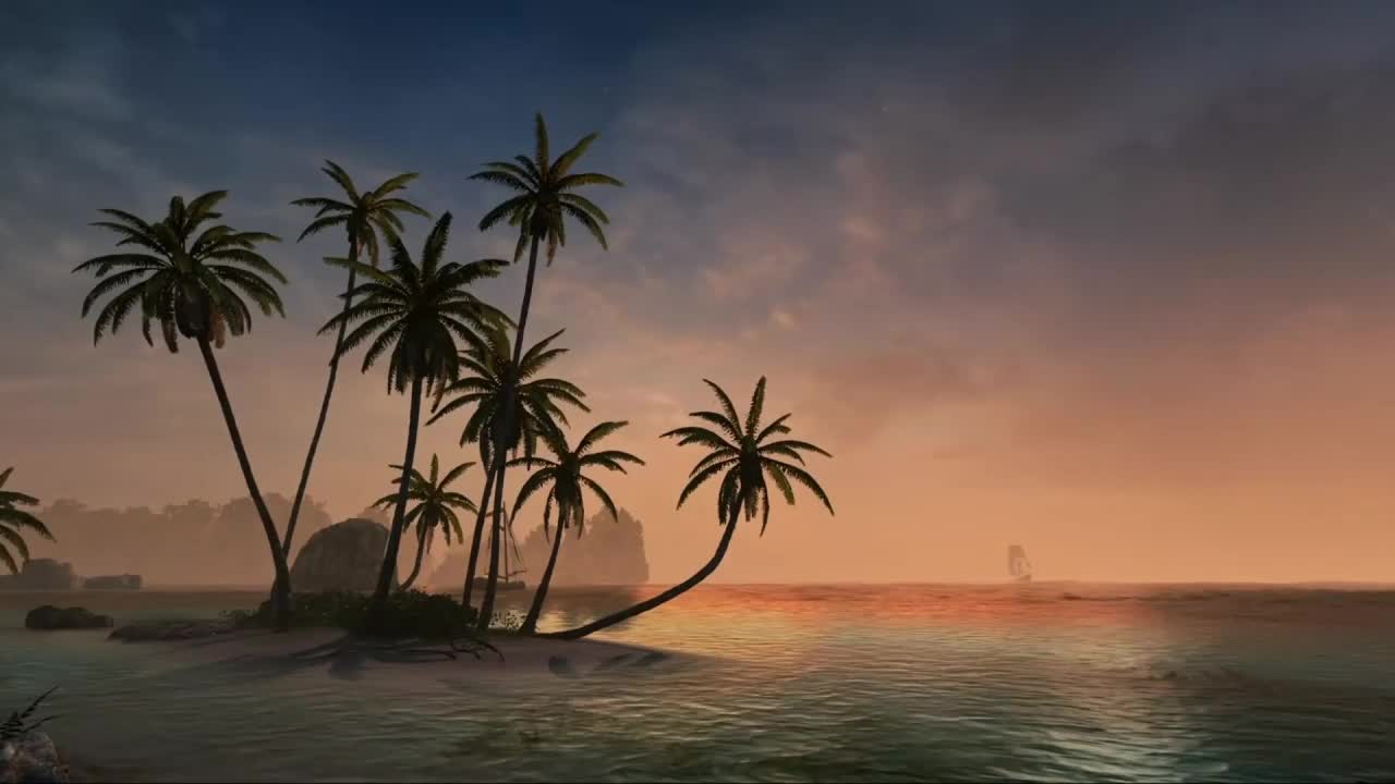 Evening Beach HD Live Wallpaper For PC