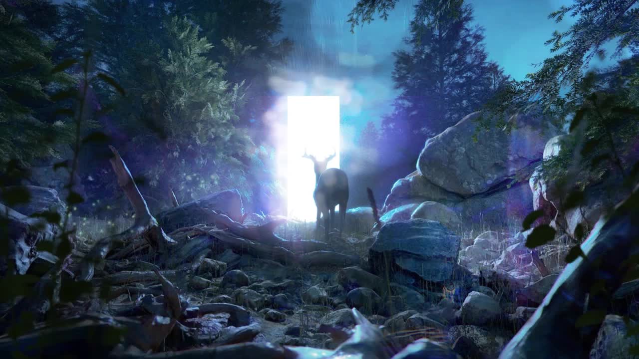 Deer And Gate HD Live Wallpaper For PC