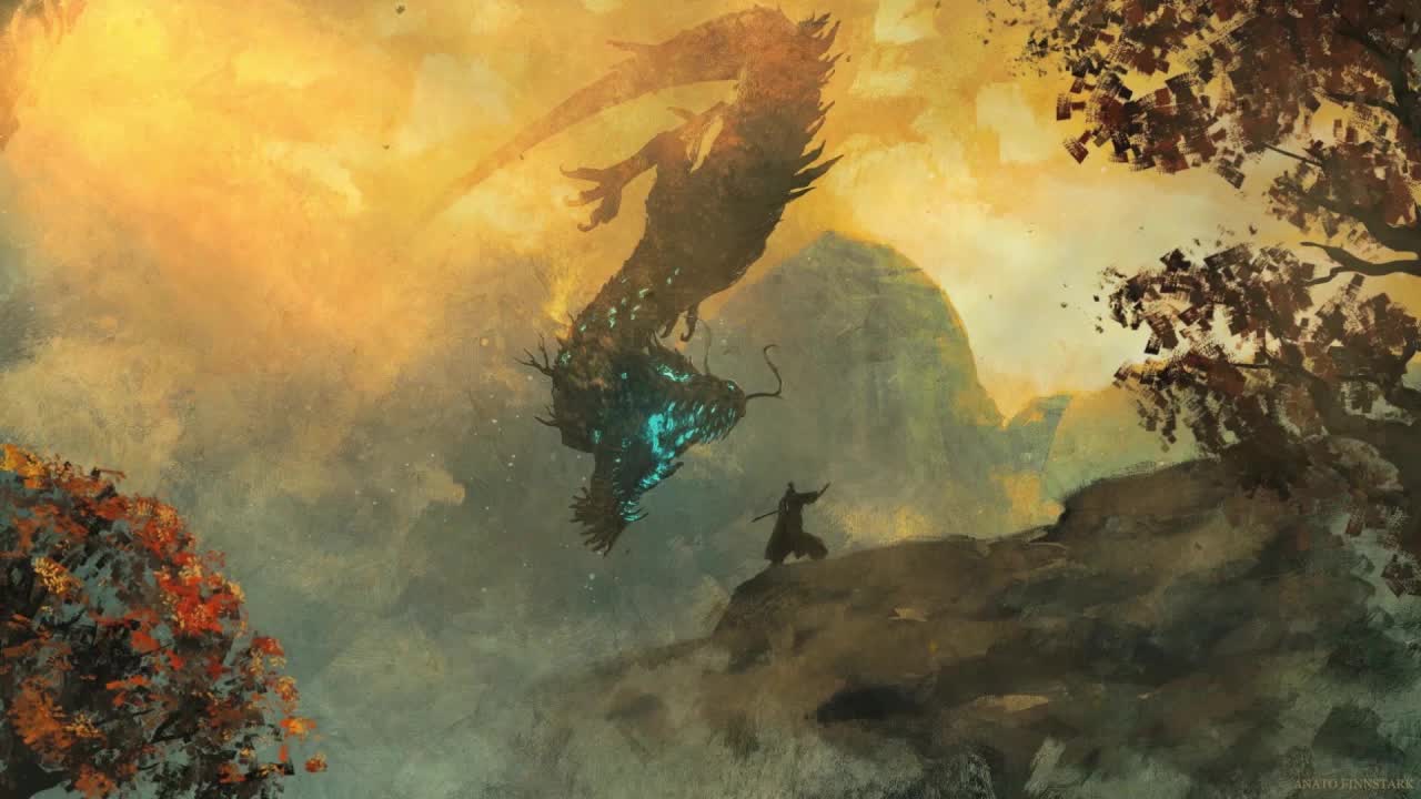 Divine Dragon Boss Fight Sekiro Shadows Die Twice HD Live Wallpaper For PC
