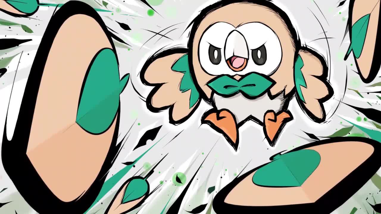 Rowlet Leafage Pokemon HD Live Wallpaper For PC