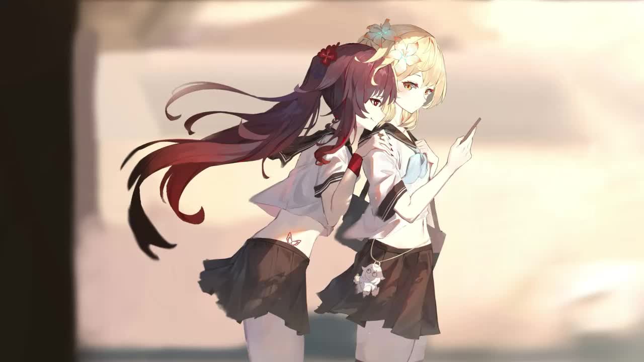 Hu Tao With Lumine Genshin Impact HD Live Wallpaper For PC