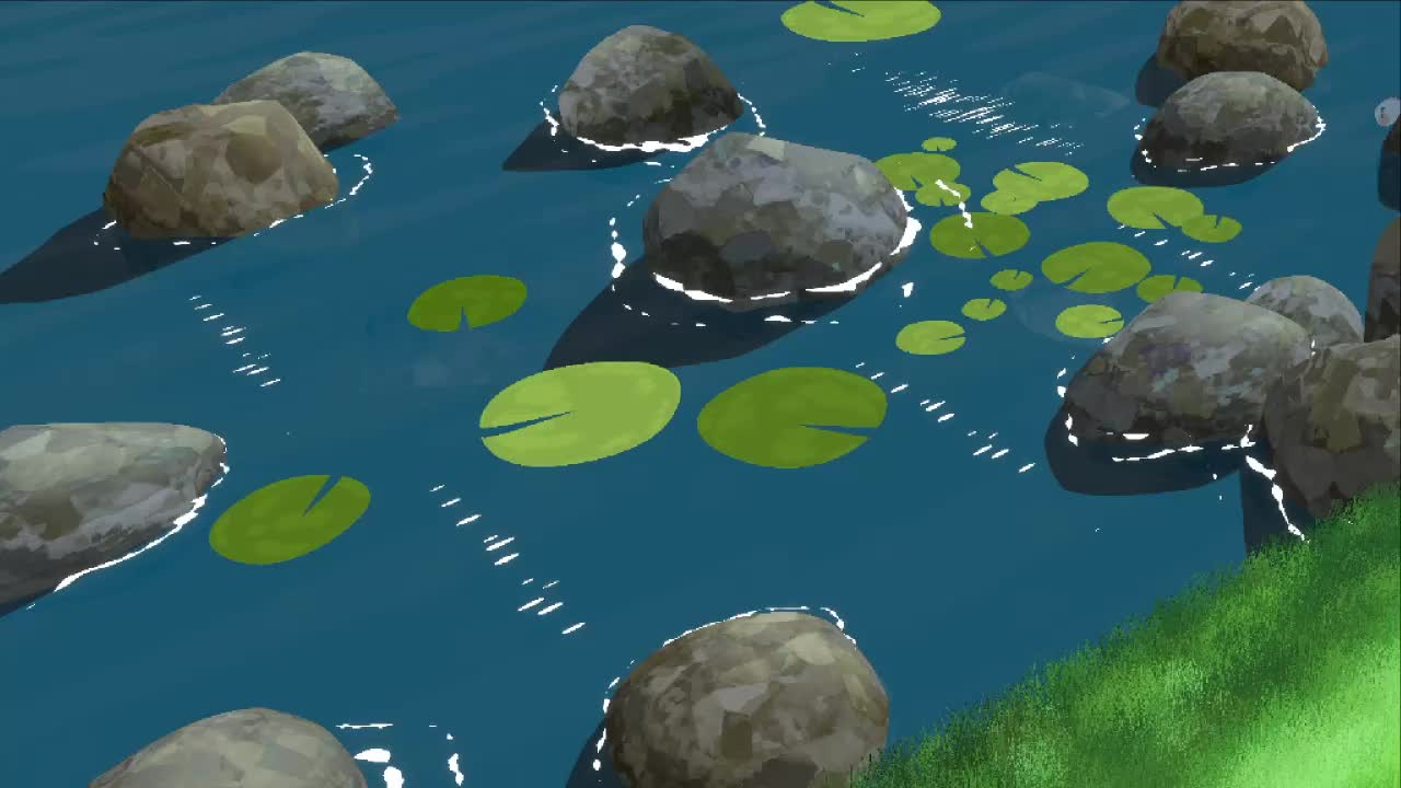 Fish In Rock Pond HD Live Wallpaper For PC