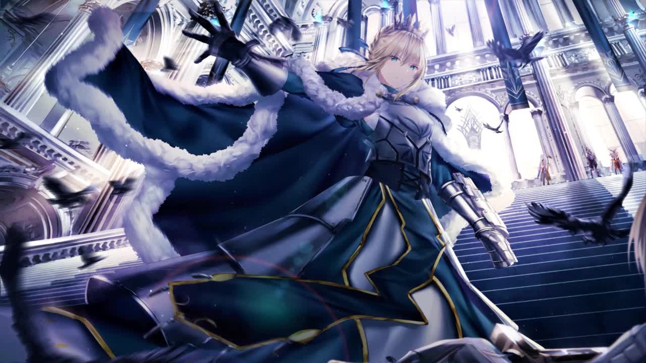 Artoria Pendragon Fate Grand Order 1 HD Live Wallpaper For PC