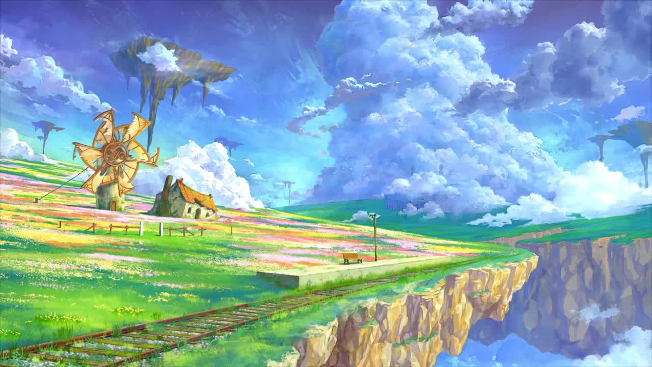 Sky Island HD Live Wallpaper For PC