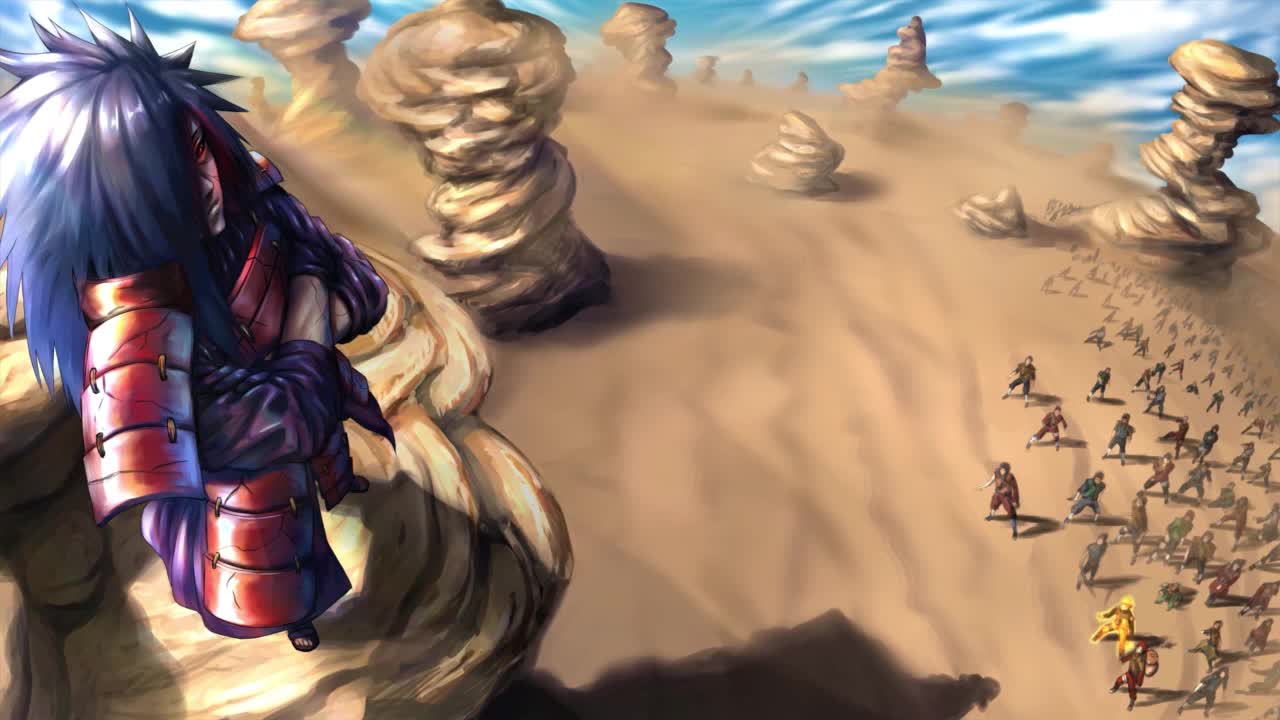 Madara Uchiha Vs Allied Shinobi Forces Naruto Shippuden HD Live Wallpaper For PC