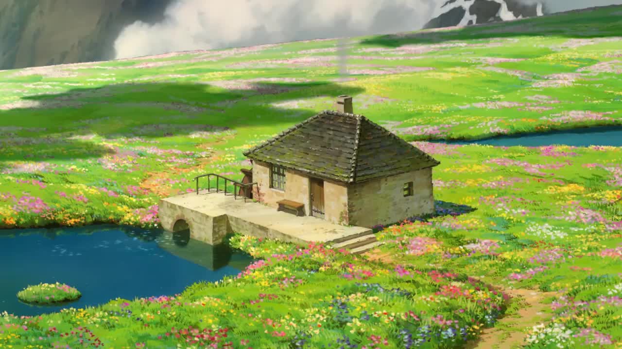 Howls Moving Castle HD Live Wallpaper For PC