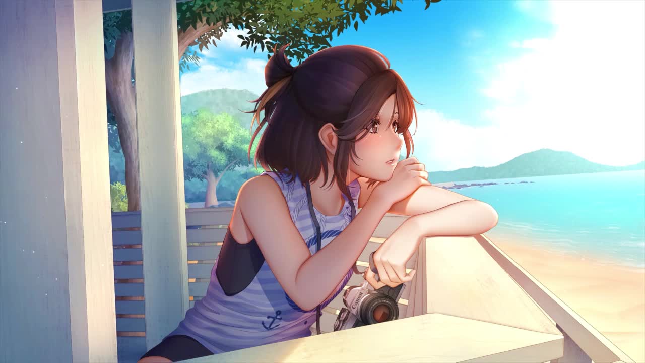 Anime Girl In Summer 1 HD Live Wallpaper For PC