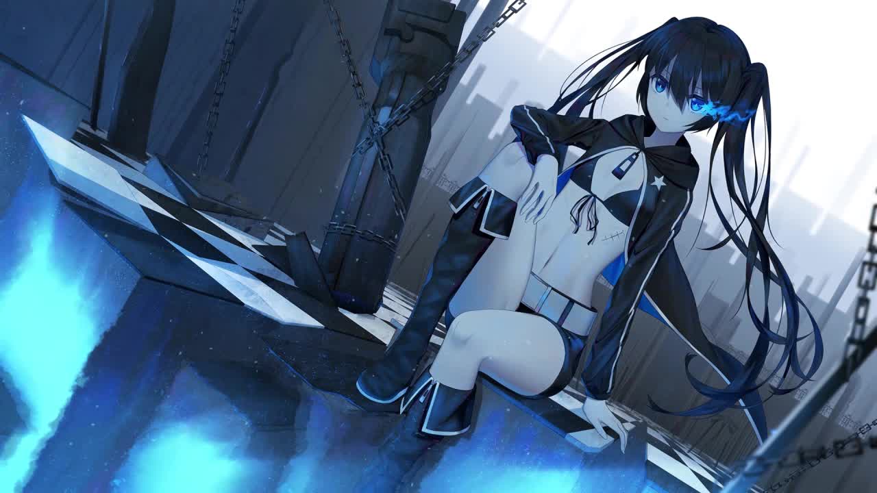 Mato Kuroi Black Rock Shooter HD Live Wallpaper For PC