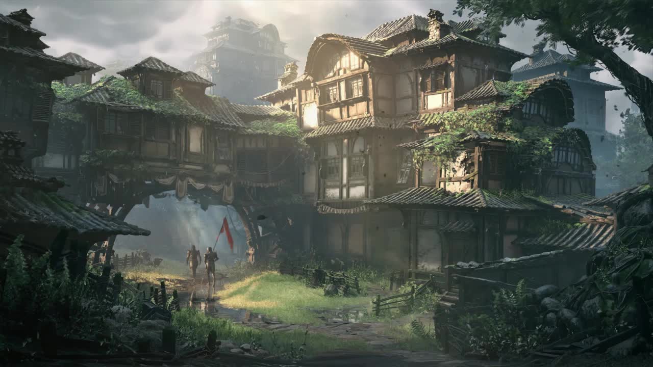 Fantasy Town HD Live Wallpaper For PC