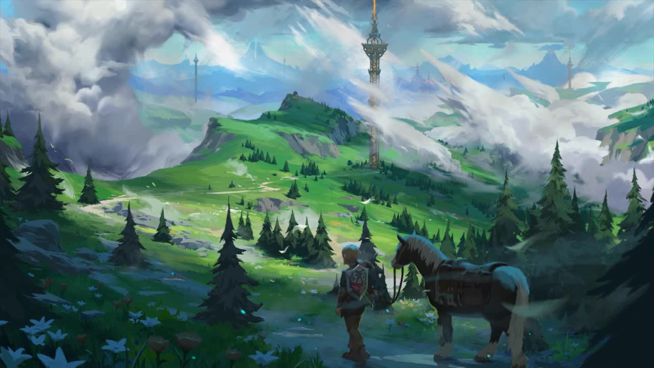 After The Rain Legend Of Zelda Breath Of The Wild HD Live Wallpaper For PC live wallpaper