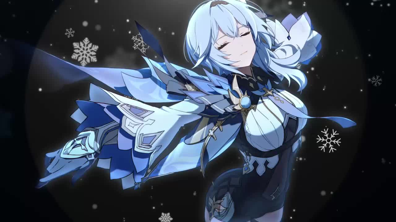 Eula Snow Genshin Impact HD Live Wallpaper For PC