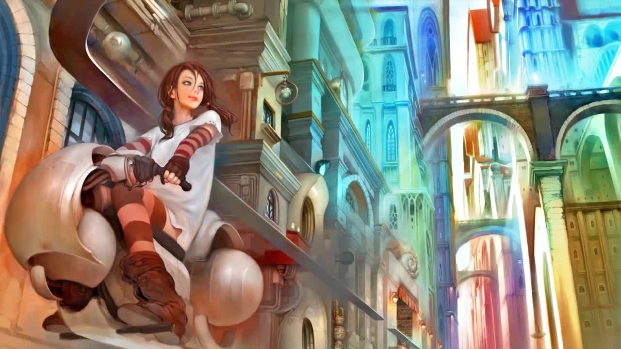 Ride Through A Futurescape City HD Live Wallpaper For PC