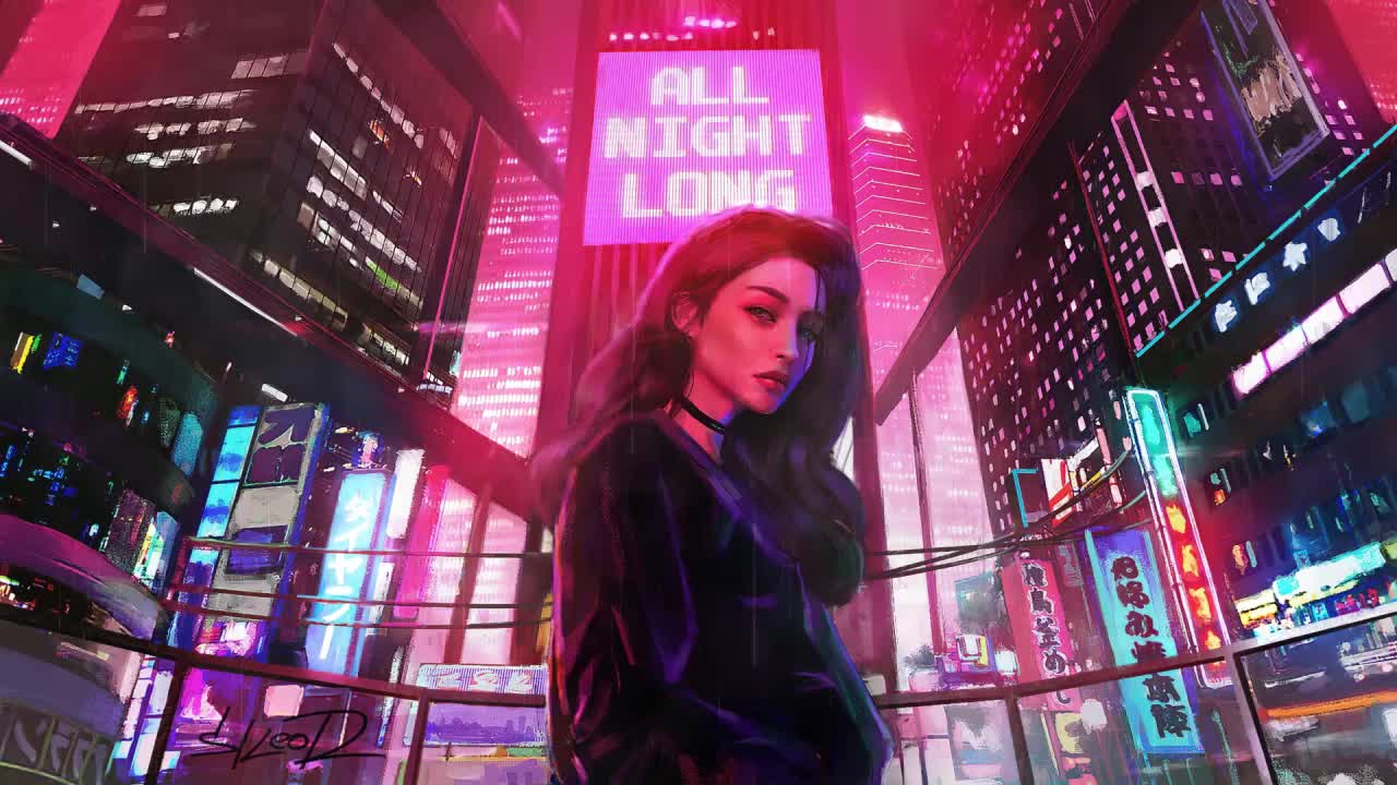 City Girl HD Live Wallpaper For PC