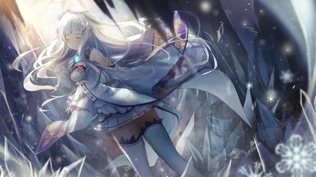 Emilia Re Zero HD Live Wallpaper For PC