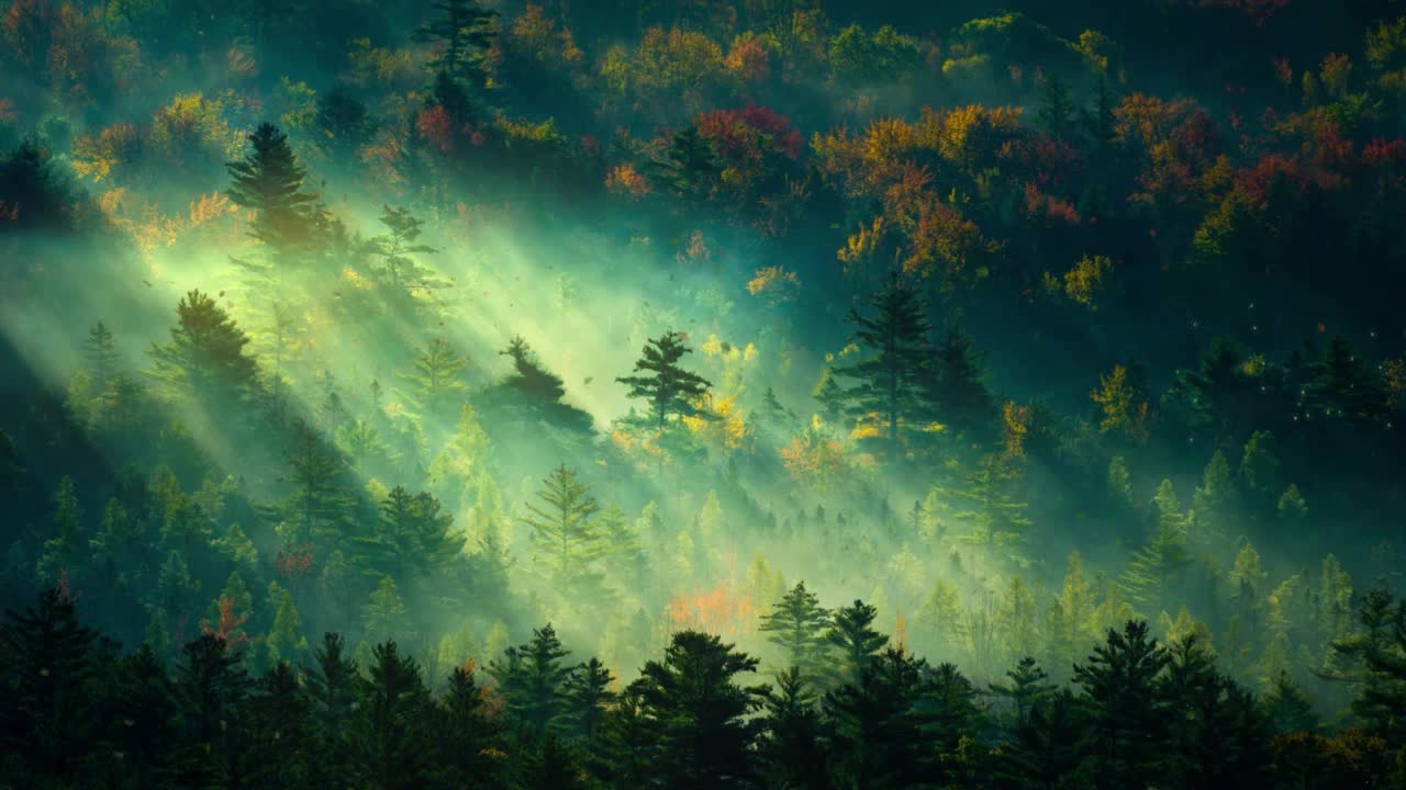 In The Early Morning Forest HD Live Wallpaper For PC live wallpaper