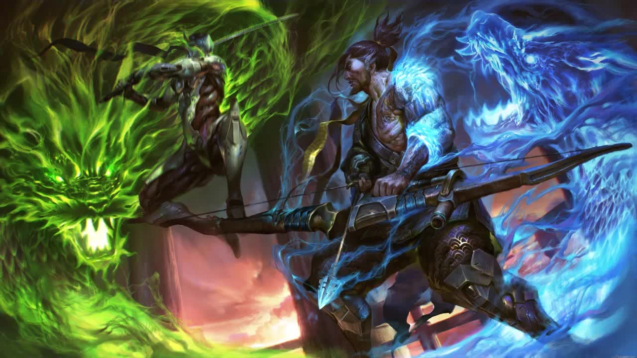 Genji Vs Hanzo Overwatch HD Live Wallpaper For PC