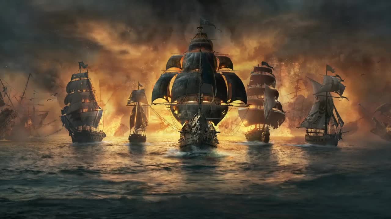 Pirate Fleet Skull And Bone HD Live Wallpaper For PC