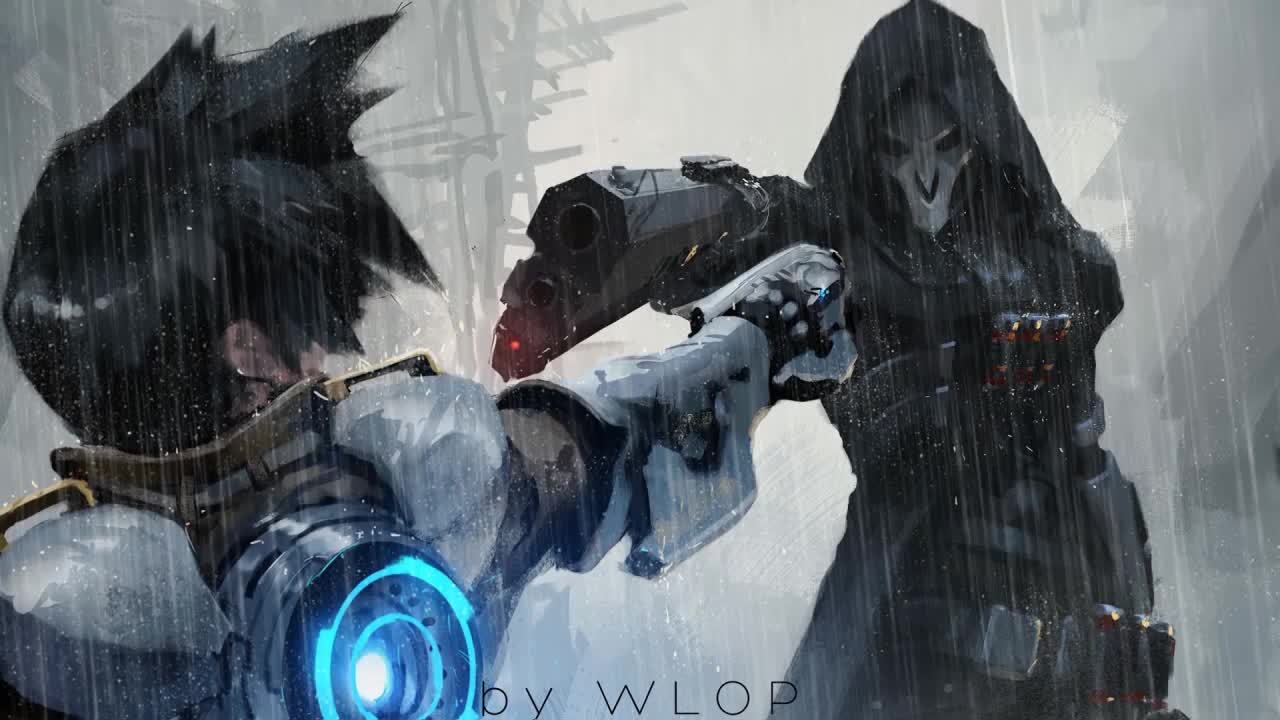 Tracer Vs Reaper Overwatch HD Live Wallpaper For PC
