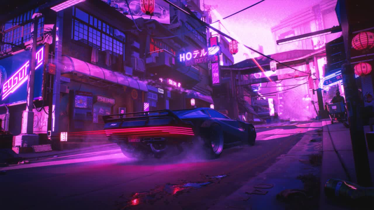 Quadra Cyberpunk 2077 HD Live Wallpaper For PC