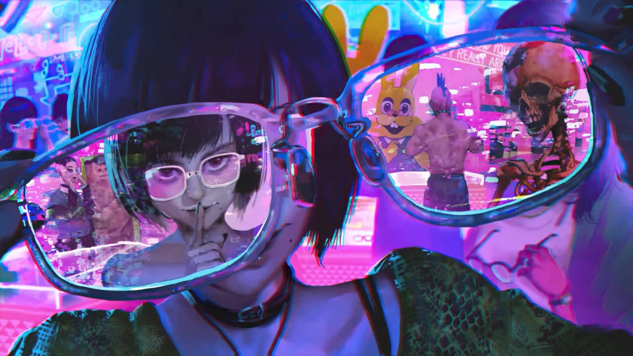 Through Lenses Cyberpunk HD Live Wallpaper For PC