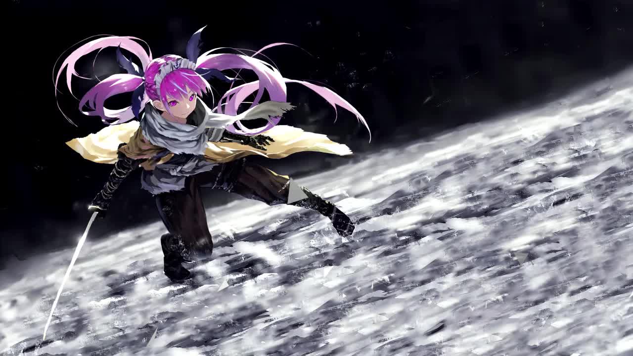 Minato Aqua Samurai Virtual Youtuber HD Live Wallpaper For PC