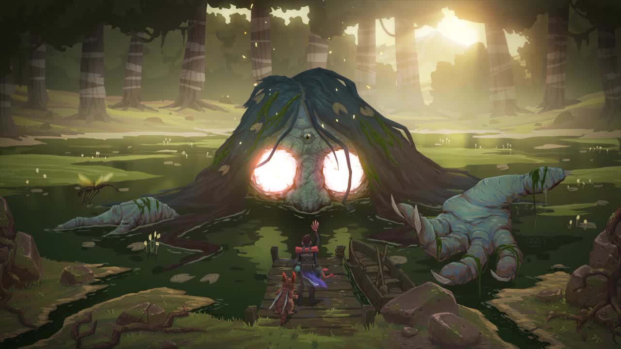 Swamp Monster HD Live Wallpaper For PC