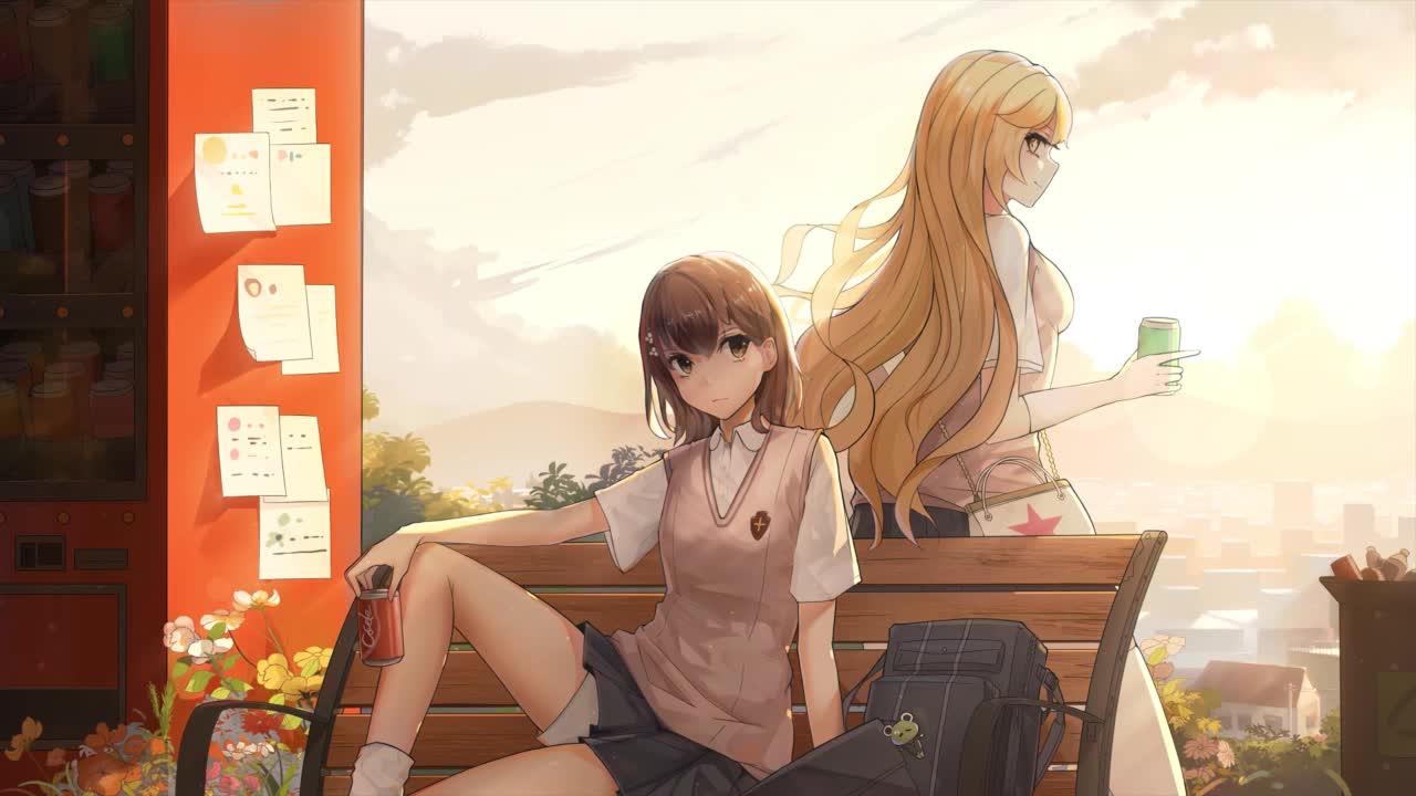 Mikoto Misaka And Misaki Shokuhou A Certain Magical Index HD Live Wallpaper For PC