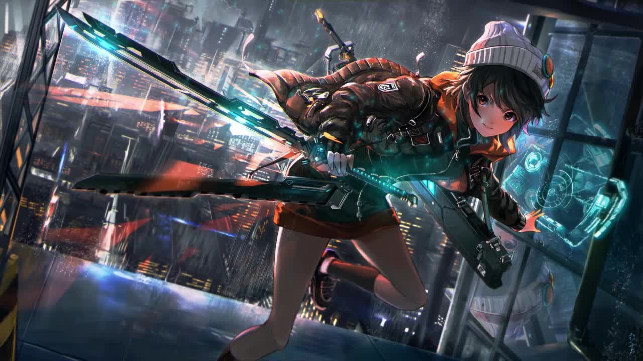 Sci Fi Anime Girl HD Live Wallpaper For PC
