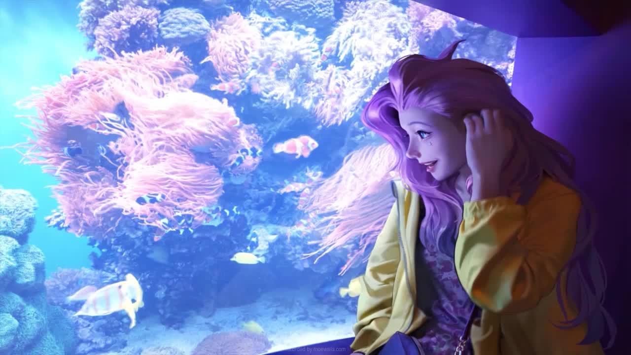 Aquarium Seraphine League Of Legends HD Live Wallpaper For PC