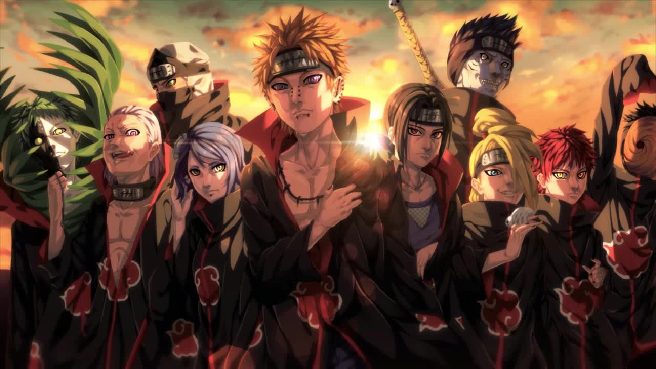 Akatsuki Assemble Naruto Shippuden HD Live Wallpaper For PC