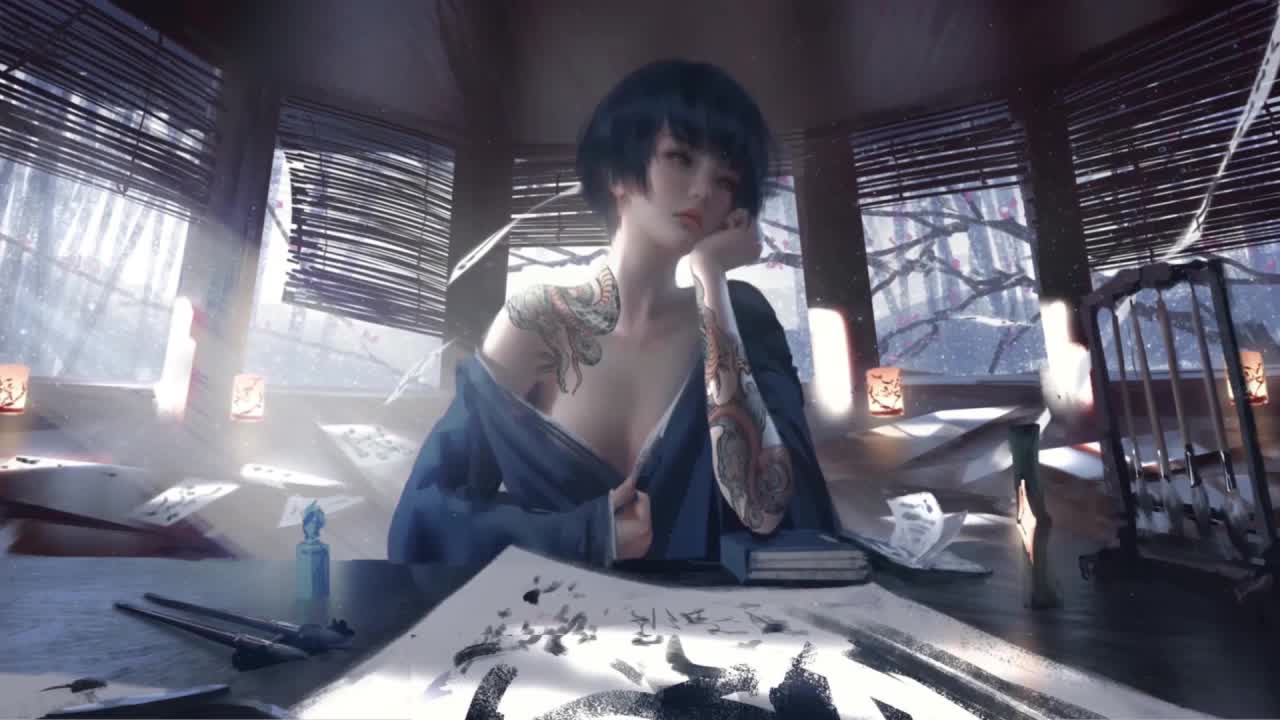 Jade Sitting In Living Room Ghostblade HD Live Wallpaper For PC