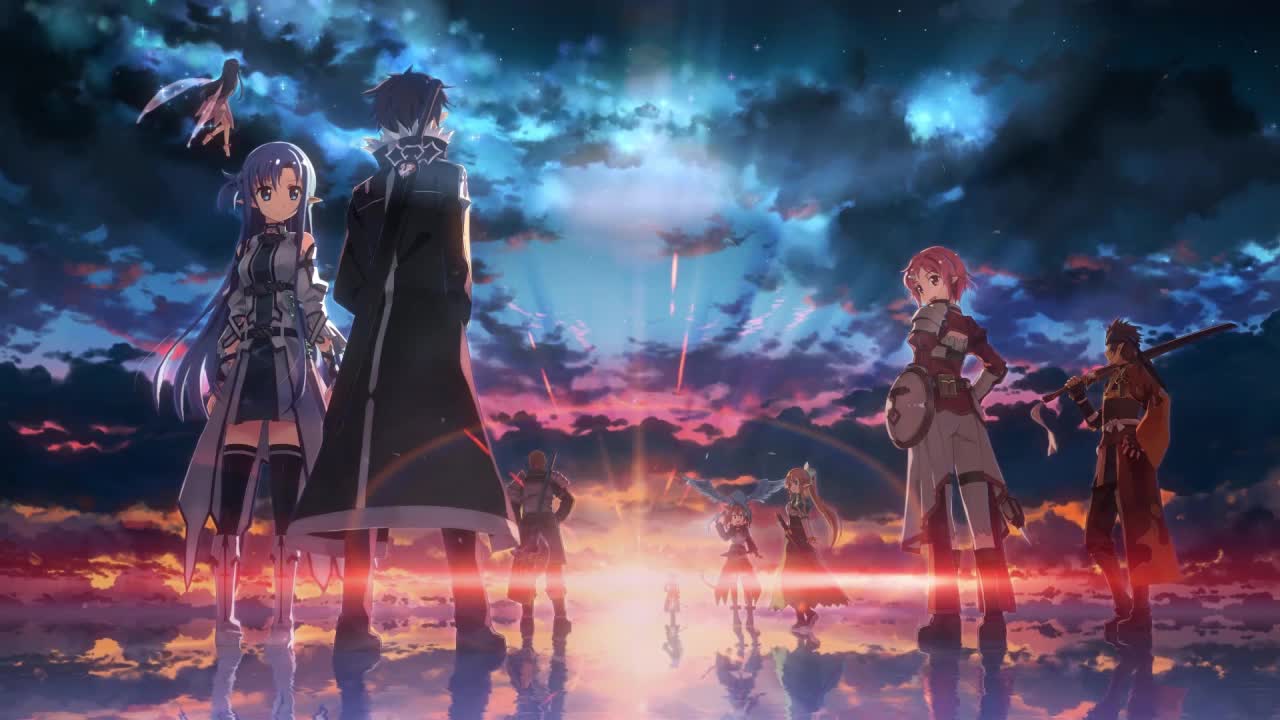 Sword Art Online Sunset Theme HD Live Wallpaper For PC